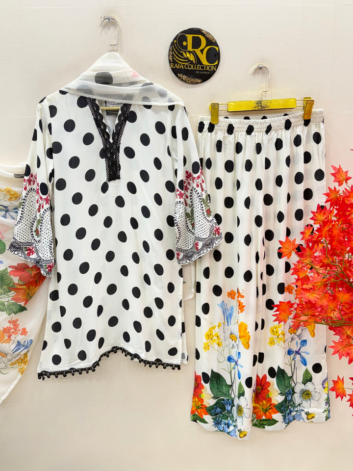 Polka dot suits