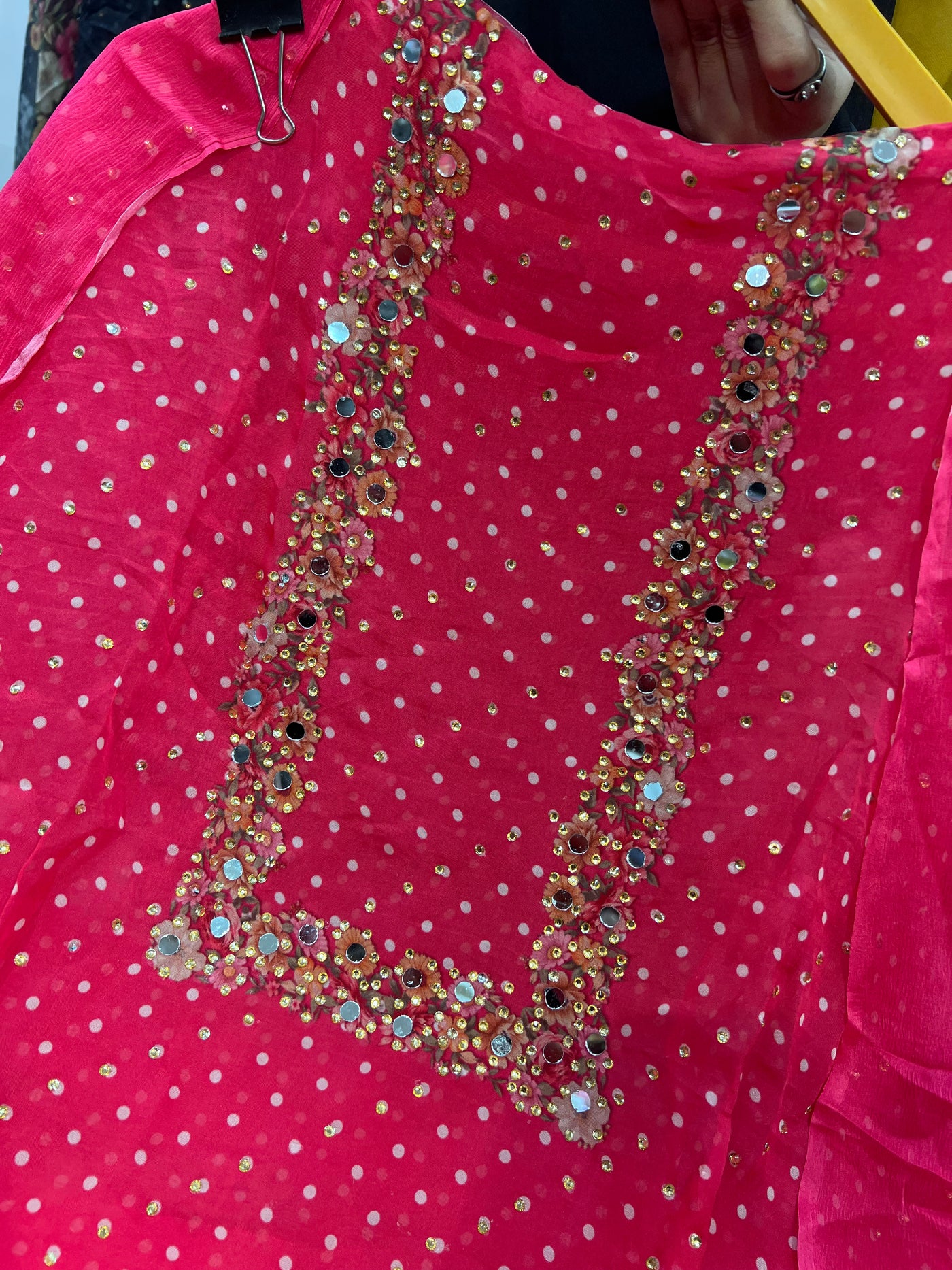 Organza Unstitch Suit 1625