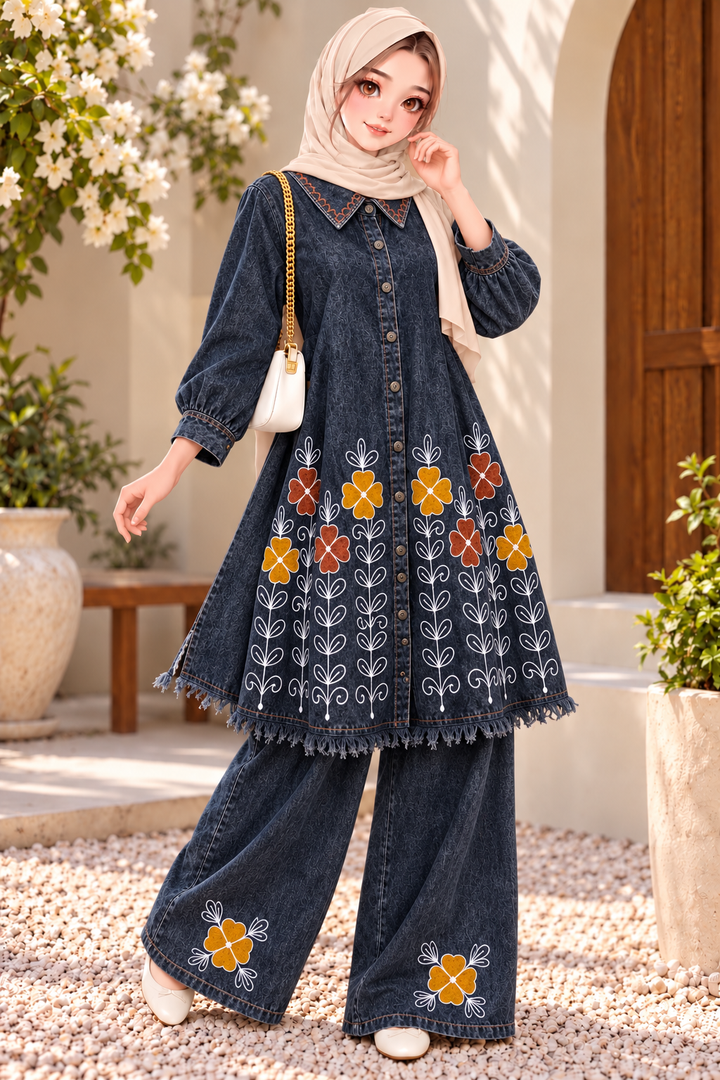 Denim co-ord sets