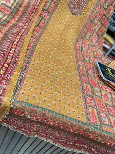 Chinon mirror work suit 672803