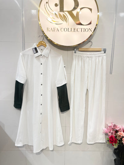 Imported crinkle co - ord sets 2407