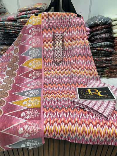 COTTON UNSTICH SUIT 1359