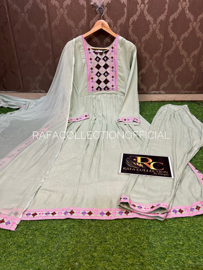 Nyra-cut plazzo set 115