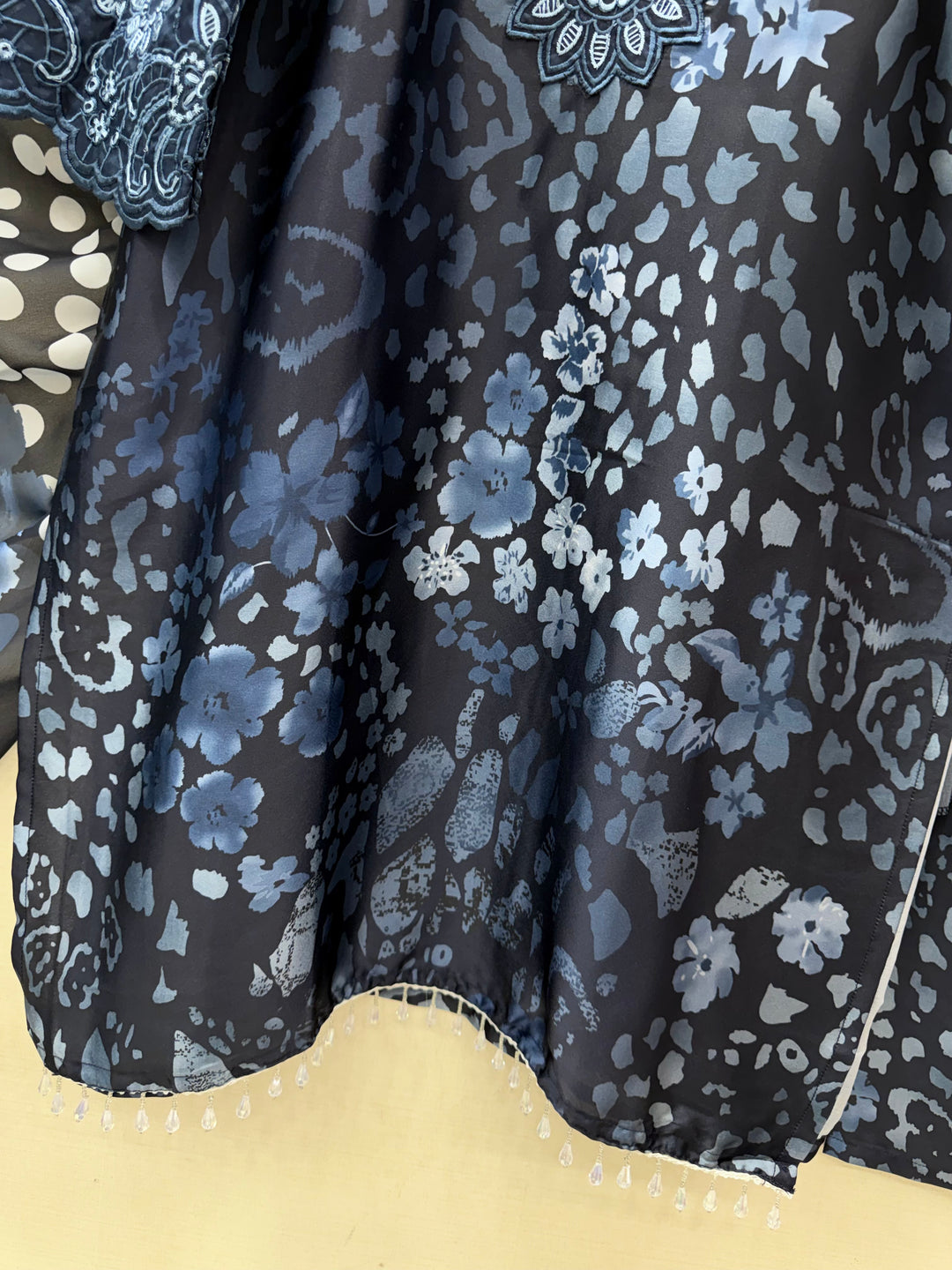 Satin patchwork Suits