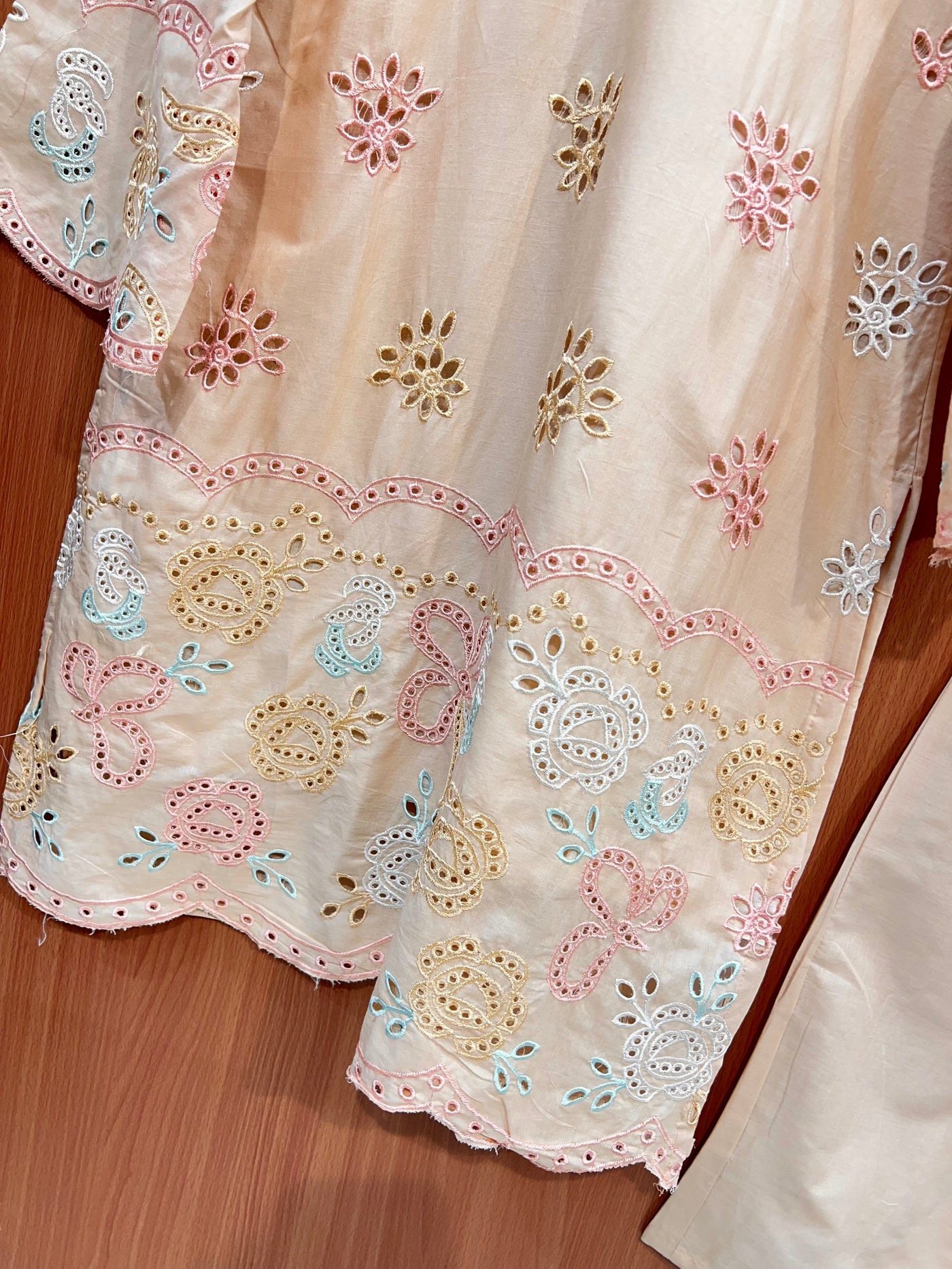 Chikankari co-ord set 6621