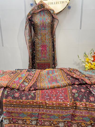 MIRROR WORK UNSTICH SUIT 1910