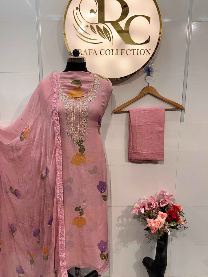 Organza unstitch suits 2249