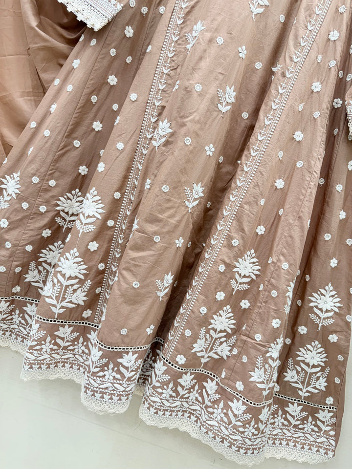 A-line Lucknawi suits