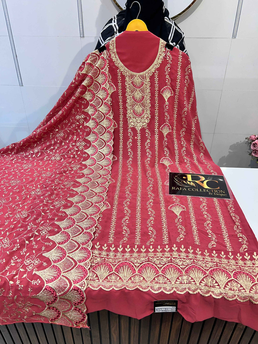 Georgette work suits 2218