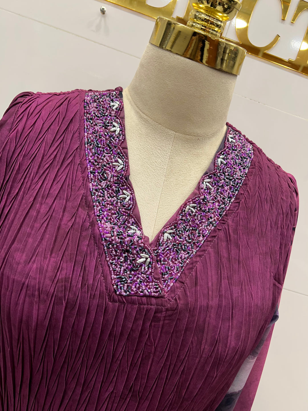 Imported crush gowns 2805