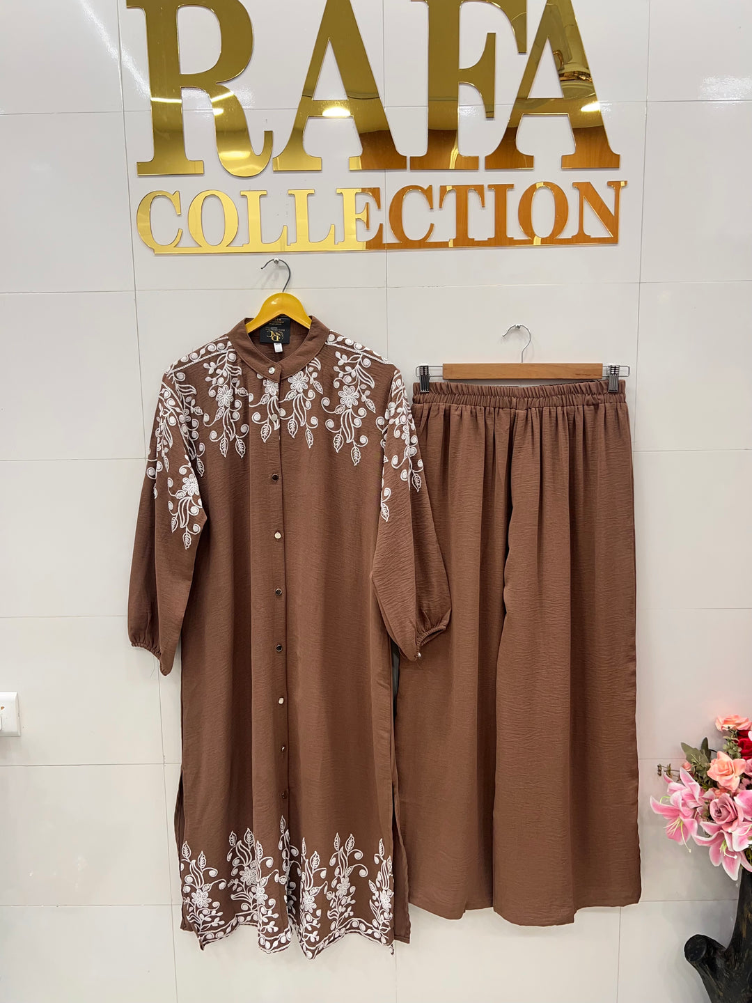 Imported crinkle Co-ord sets 2841