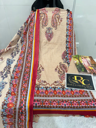 Printed pakistani suit JD CR 1276
