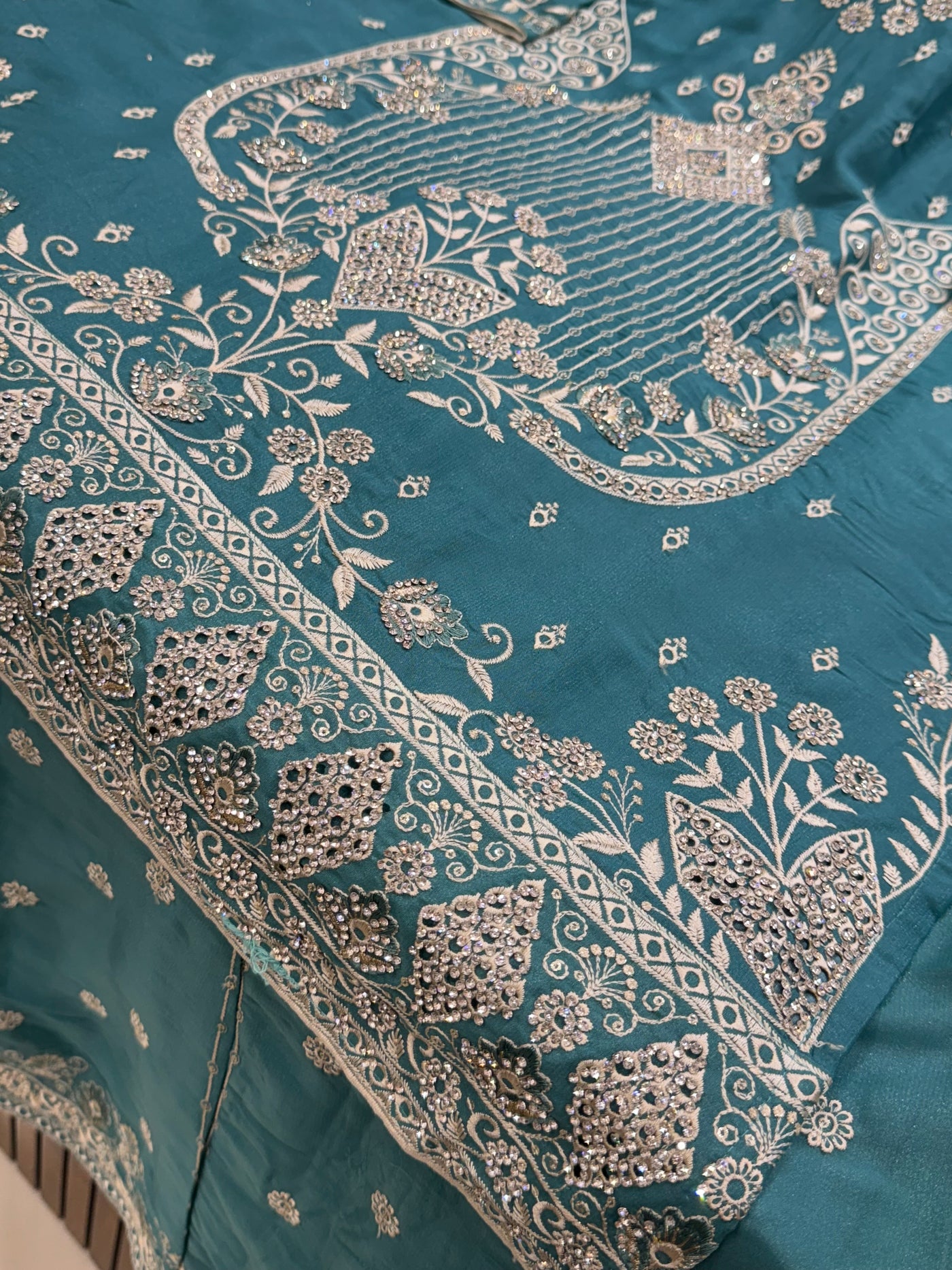 Party wear plazzo suits 17396