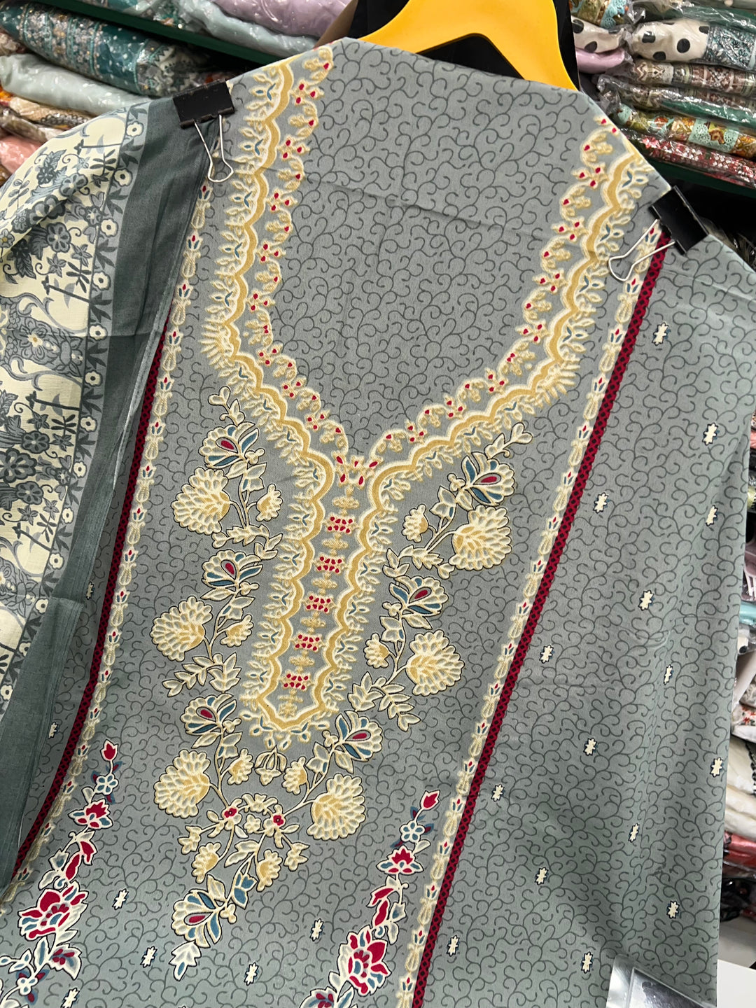 Cotton Printed suit 182852