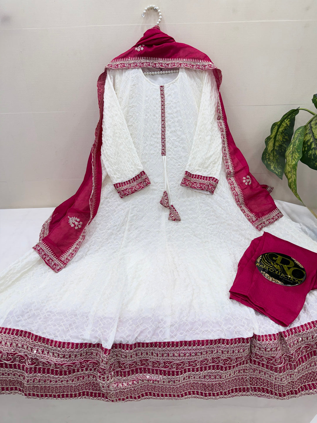 Georgette Embroidered Gowns