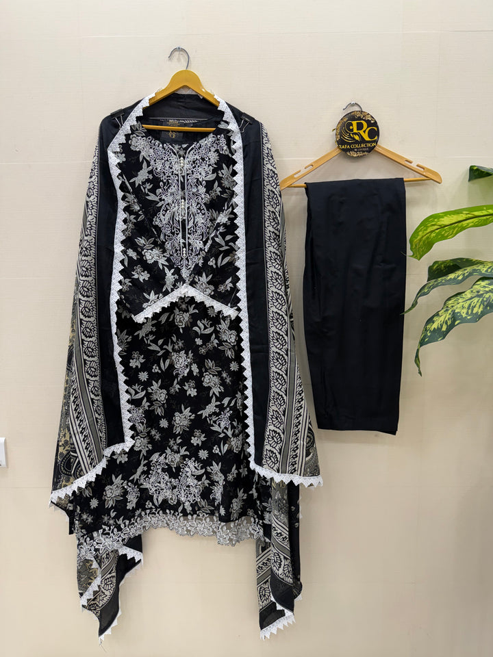 Cotton embroided suit 2941