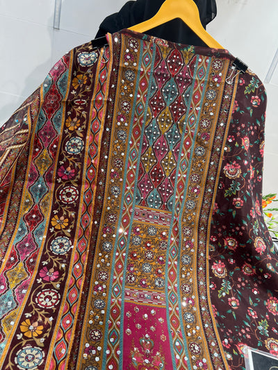 MIRROR WORK UNSTICH SUIT 1910