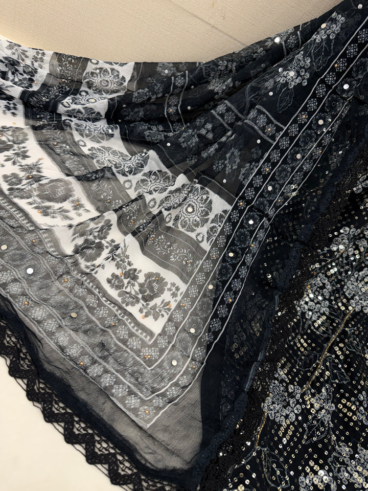 Organza Unstitched suits