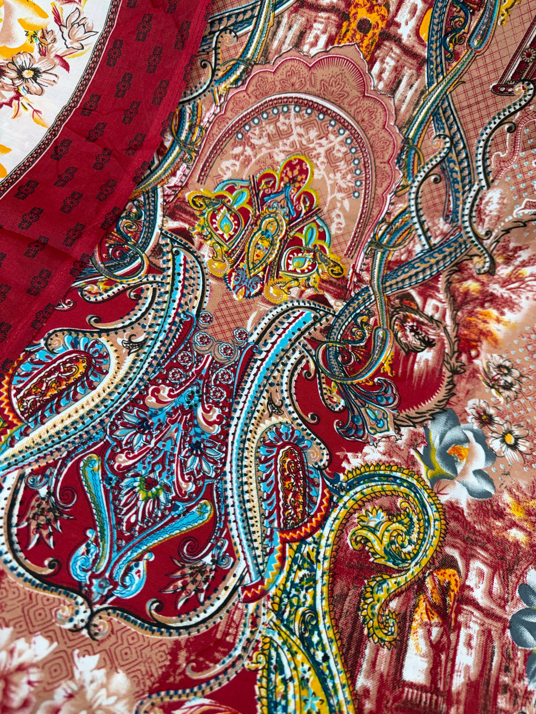 Cotton unstitched suits 3158