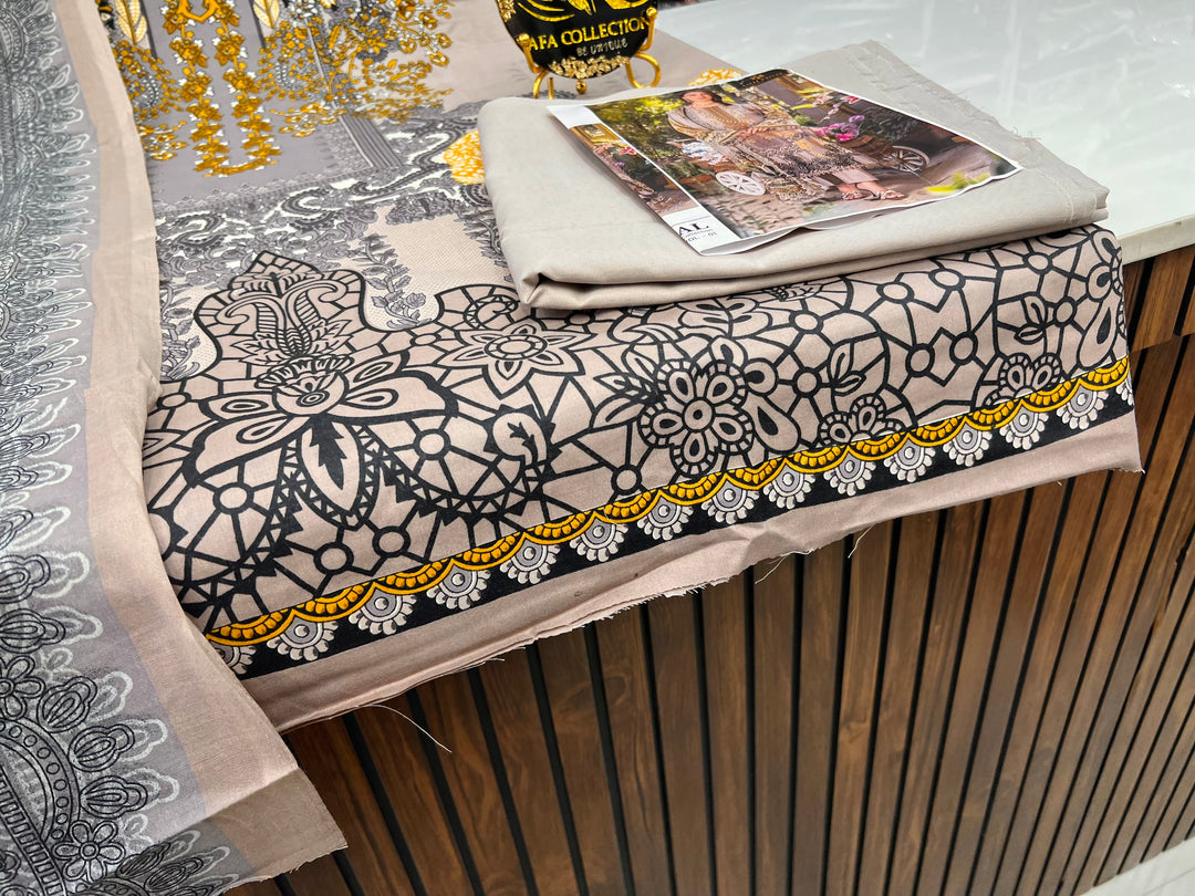 Cotton unstitched suits 2753