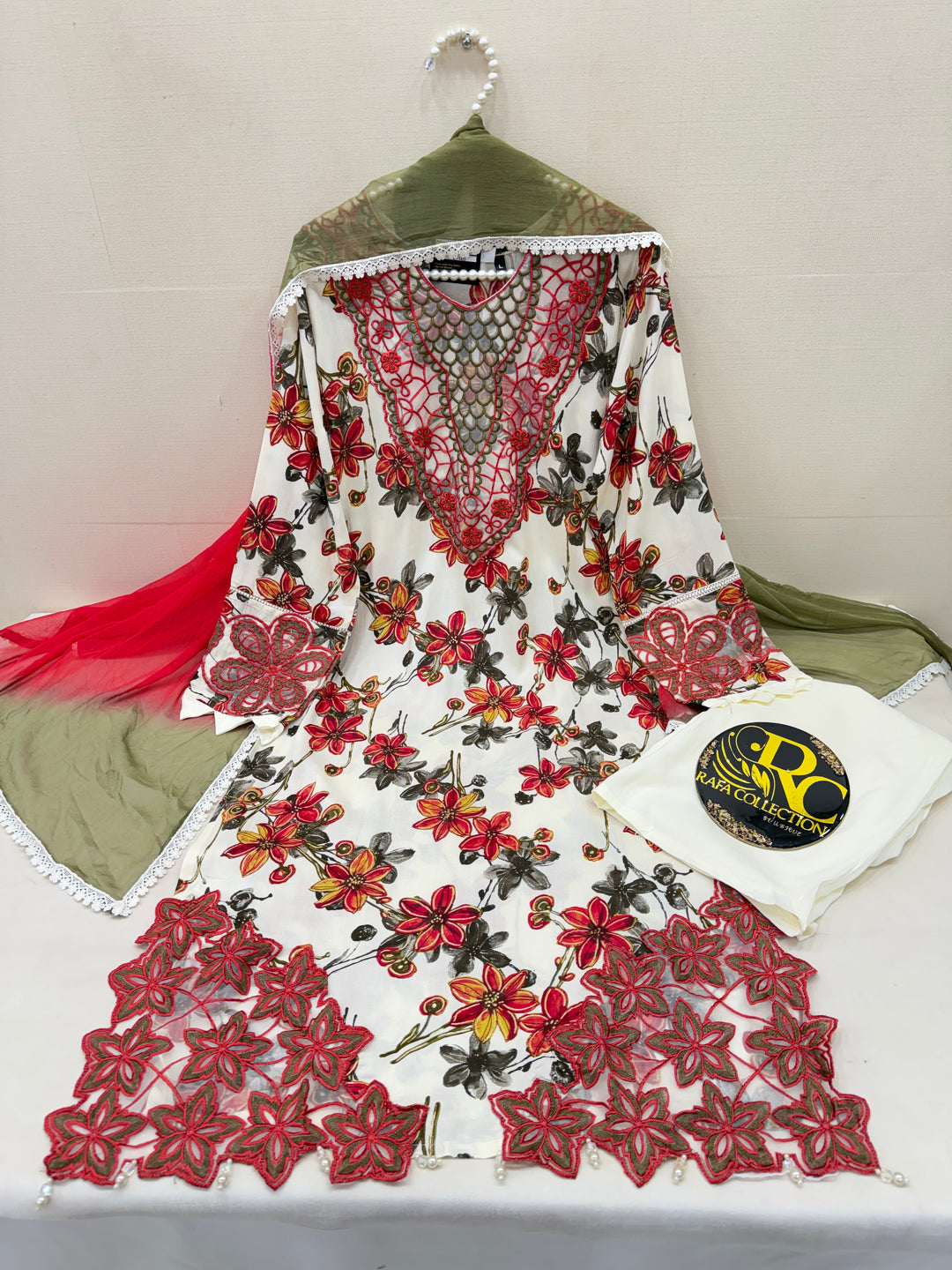 Pakistani cutwork suits