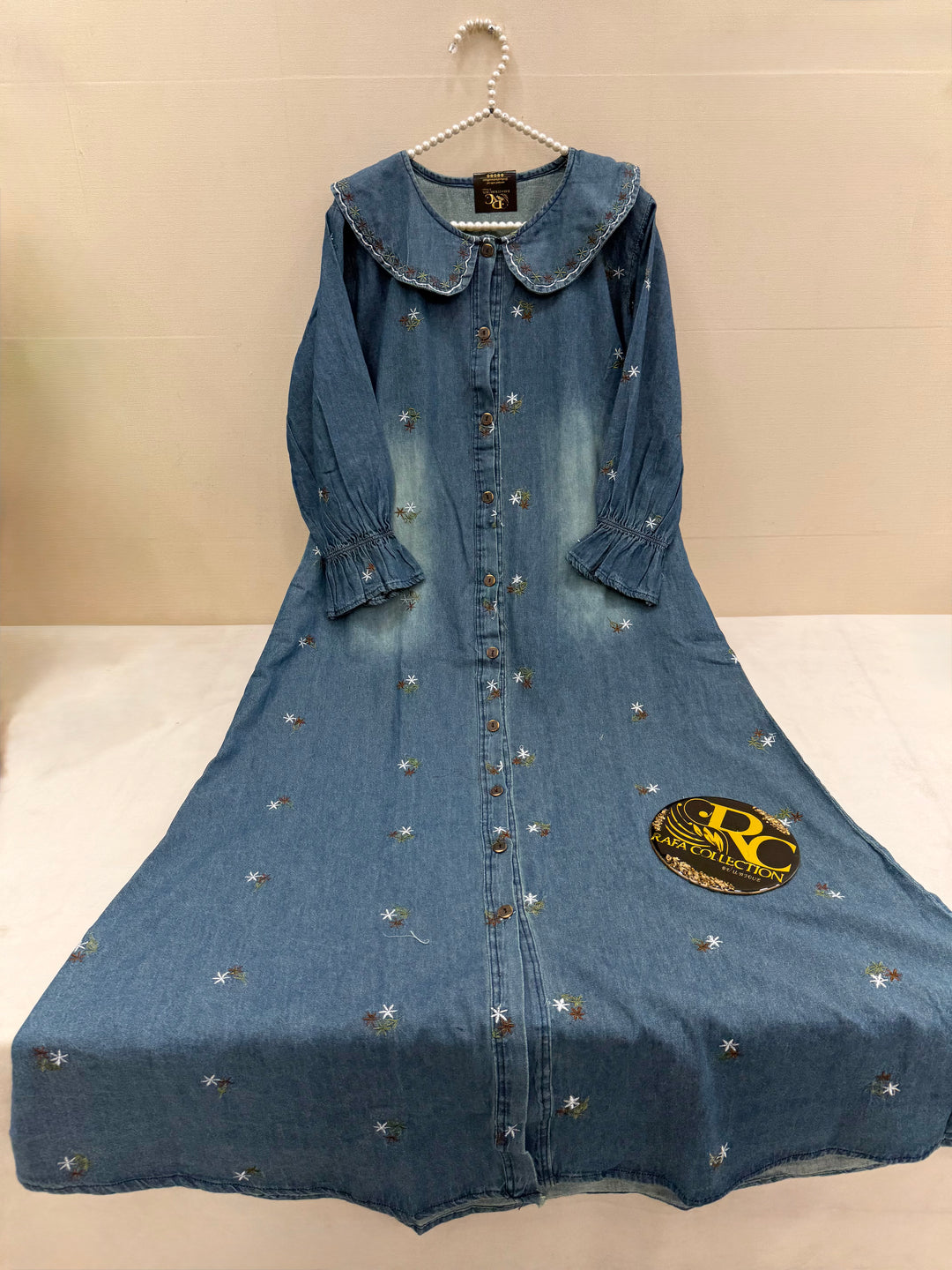 Denim long Gown 2779