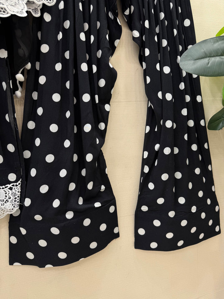 Polka dot farshi salwar suits
