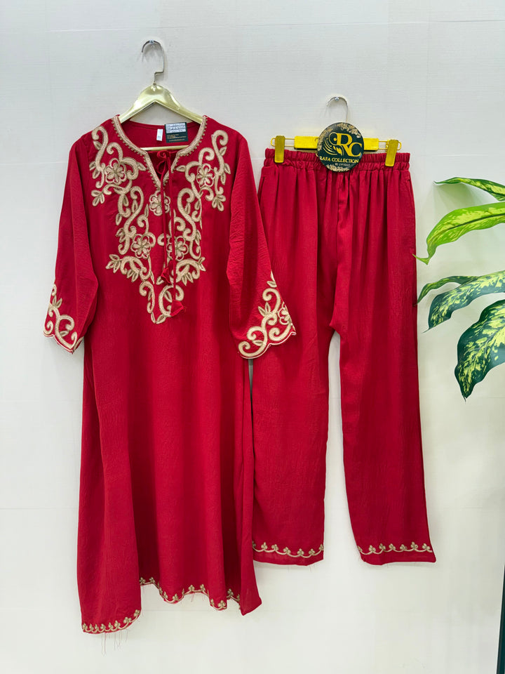 Imported embroided co-ord sets
