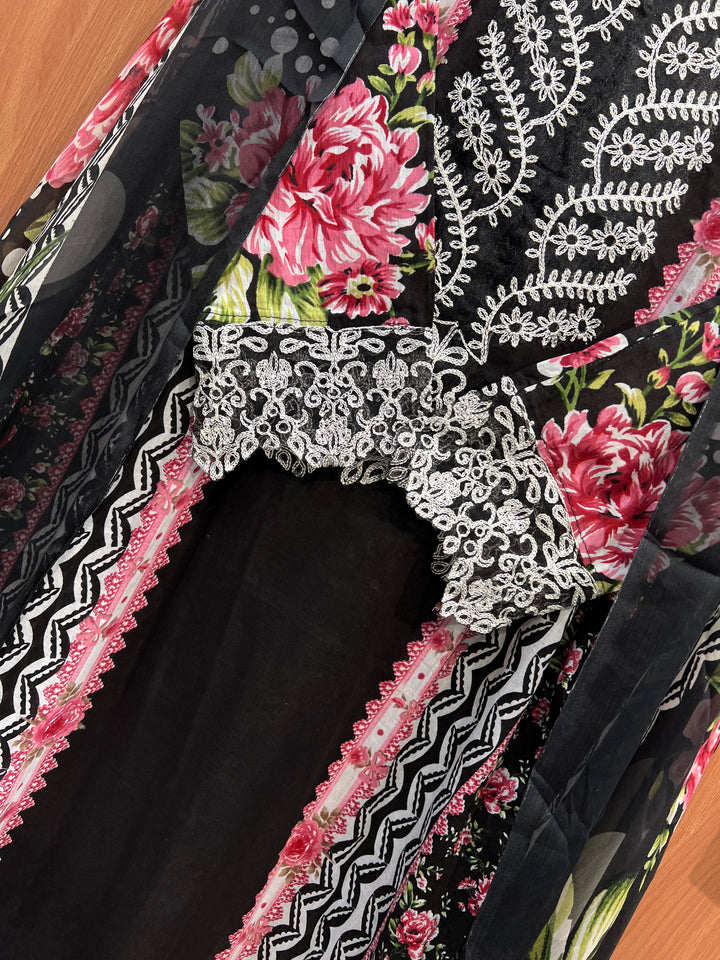 Cotton Embroidered suits 2637