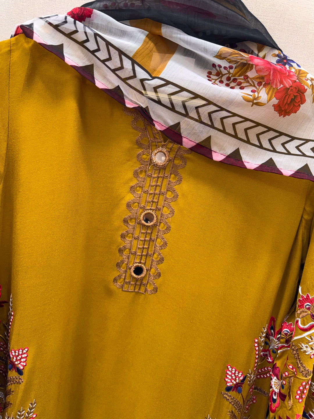 Embroidered Farshi Salwar Suits