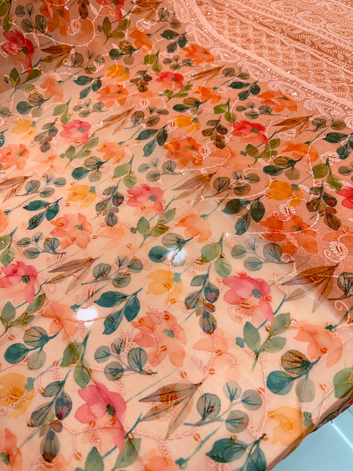 Georgette Unstich Suit
