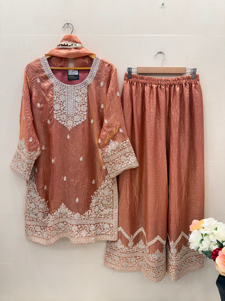 Party wear plazzo suits