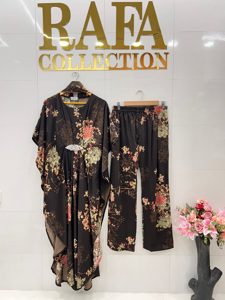 Imported long kaftan co-ord sets 587