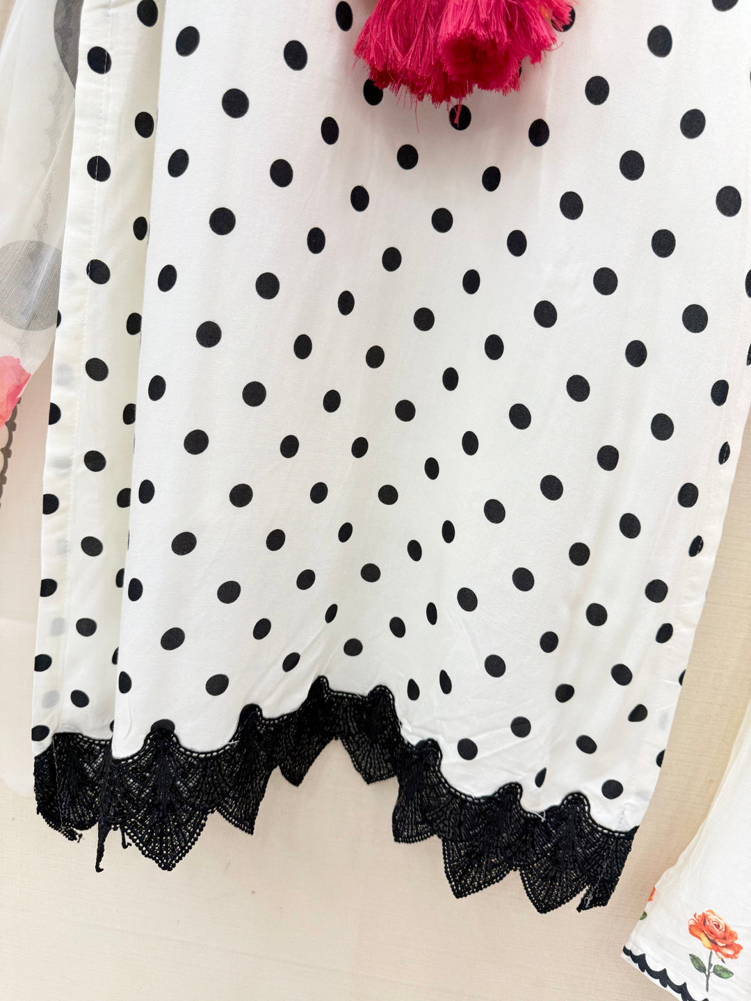 Polka dot suits