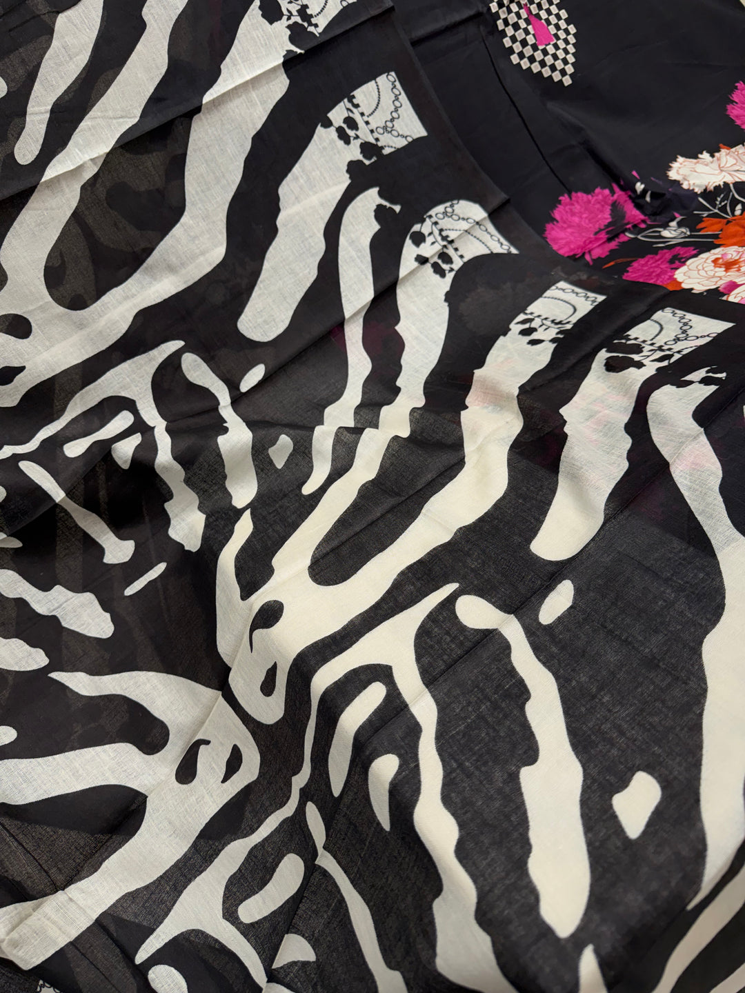 Cotton printed unstitched suits