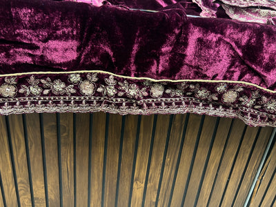 Velvet unstitch suits 2801