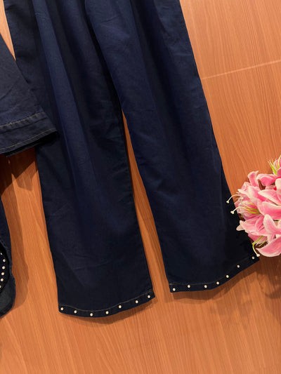Denim long Co-ord sets 2723