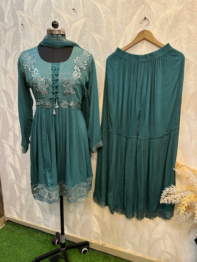 Crinkle peplum Garara Set 1155