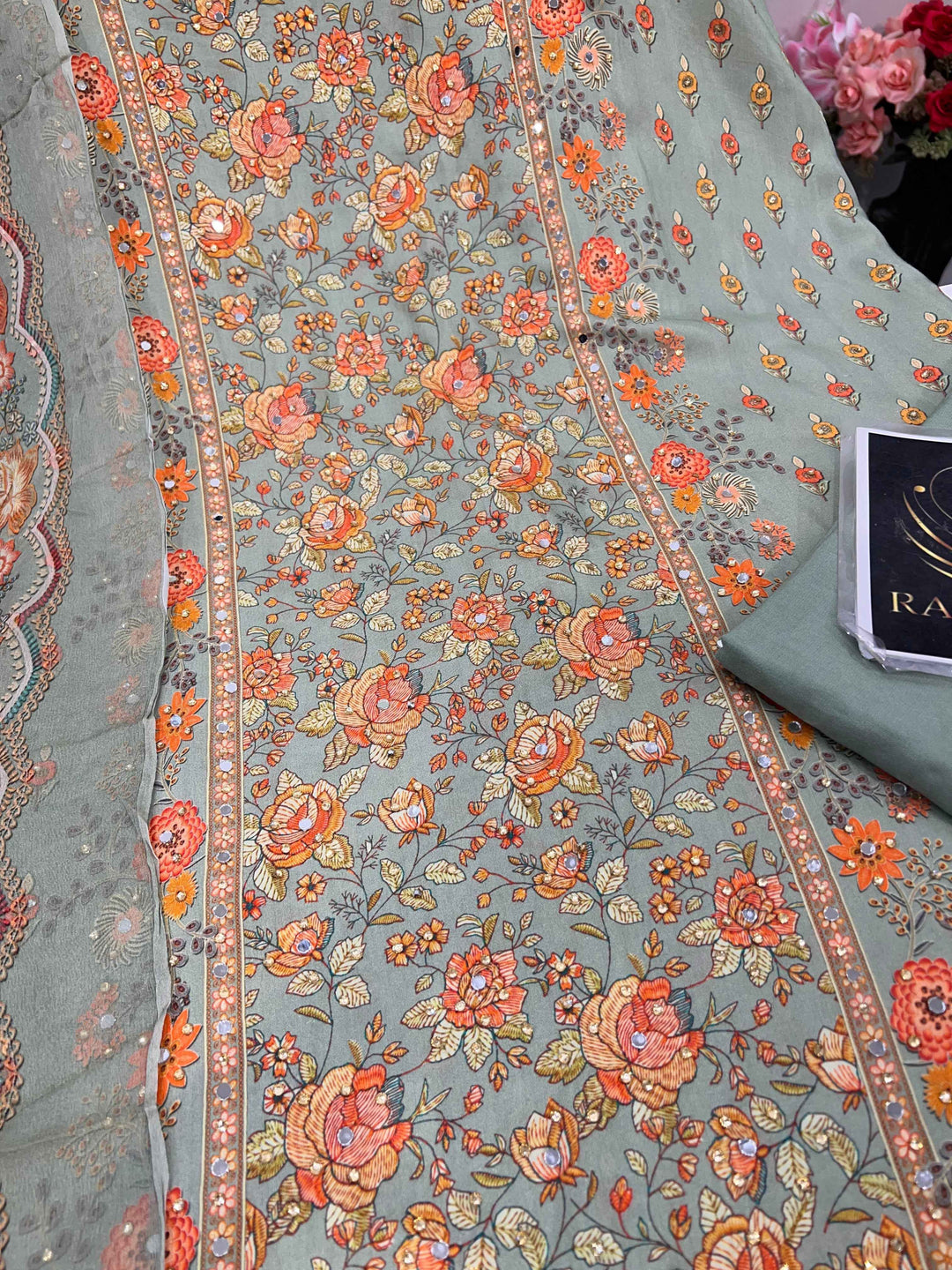 Muslin unstitched Suit 1785