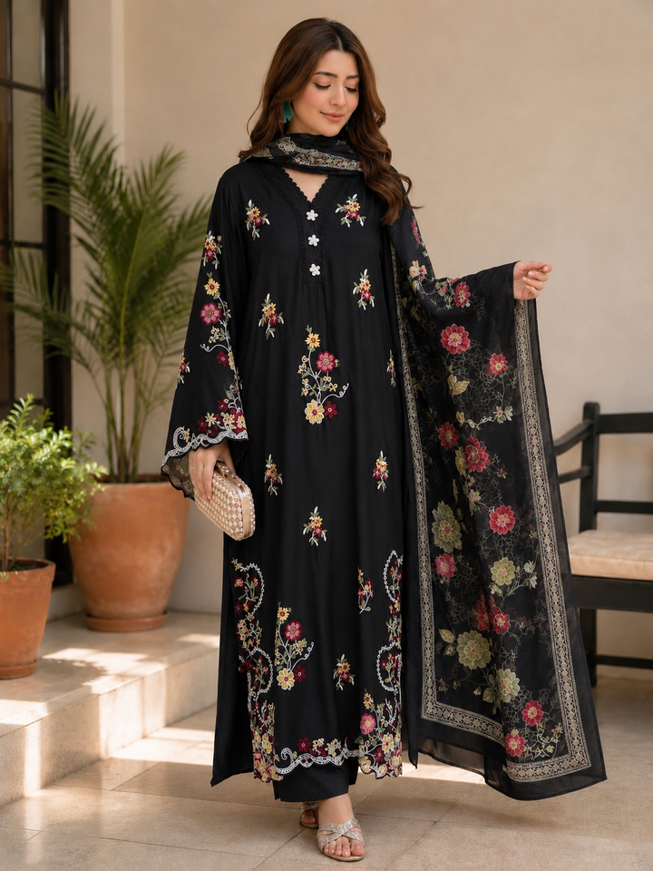 Embroidered pakistani Long kaftans