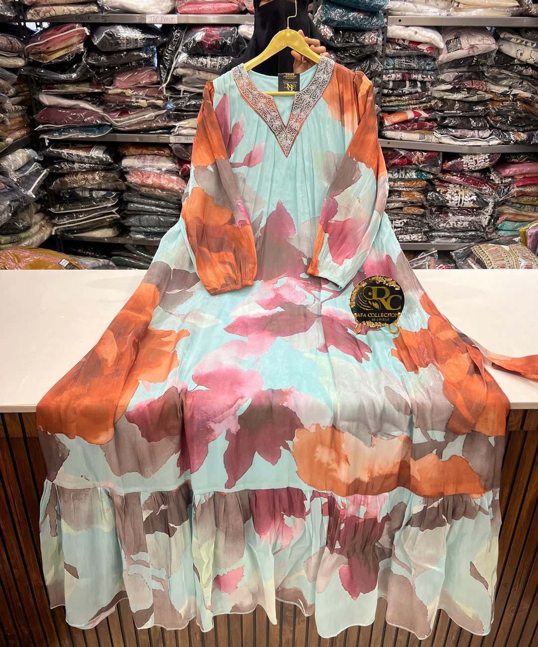 Organza imported gowns 2865