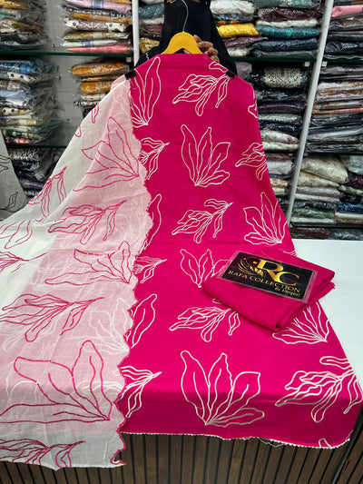 Cotton handcrafted Unstitched Suits 2679