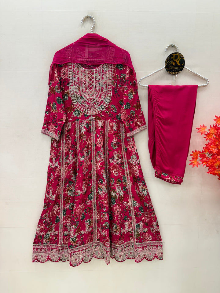 Anarkali embroidered Suits