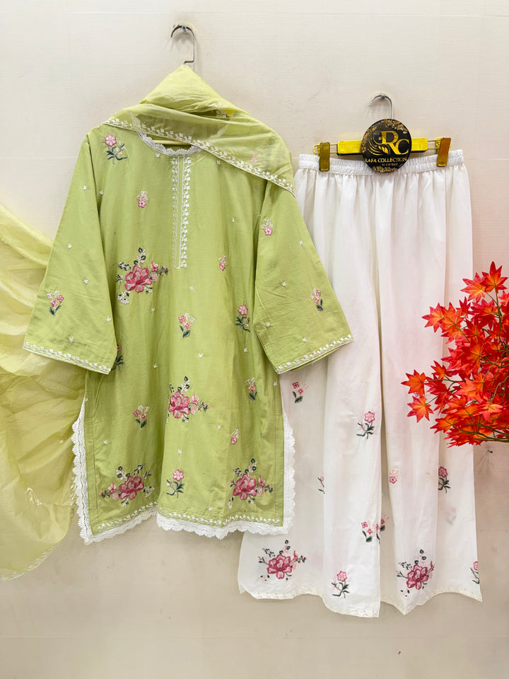 Cotton Embroidered Suits