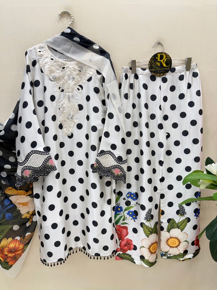 Polka dot suits