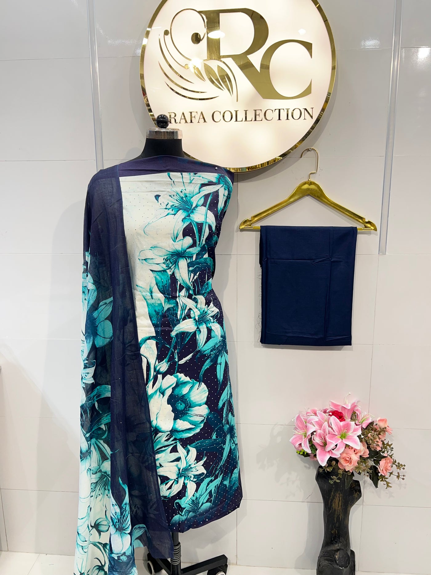 Cotton unstitch suits 2195