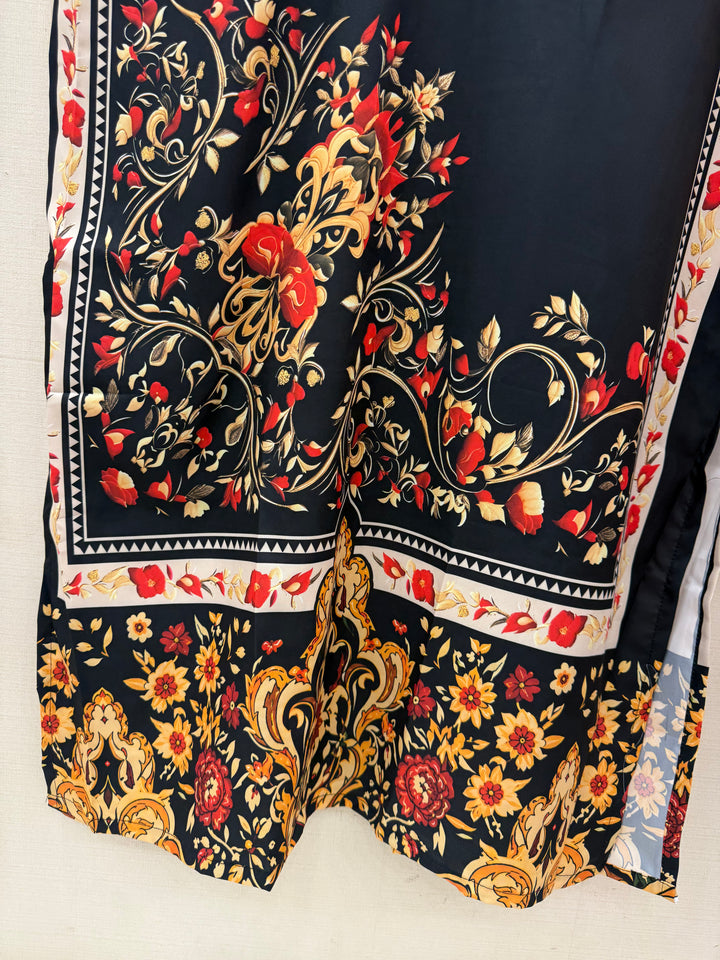 Printed pakistani long kaftans
