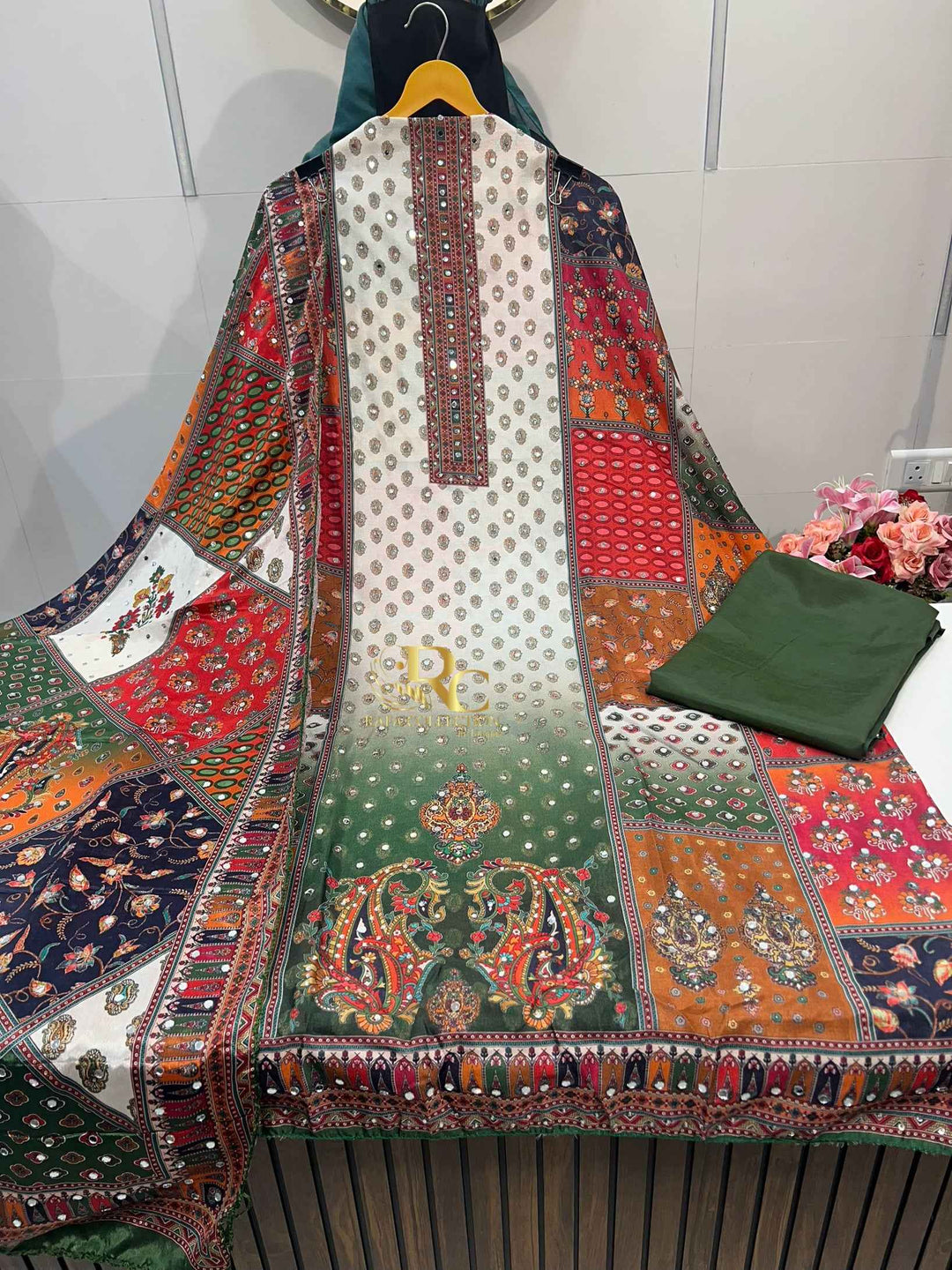 MIRROR WORK SUIT 1756