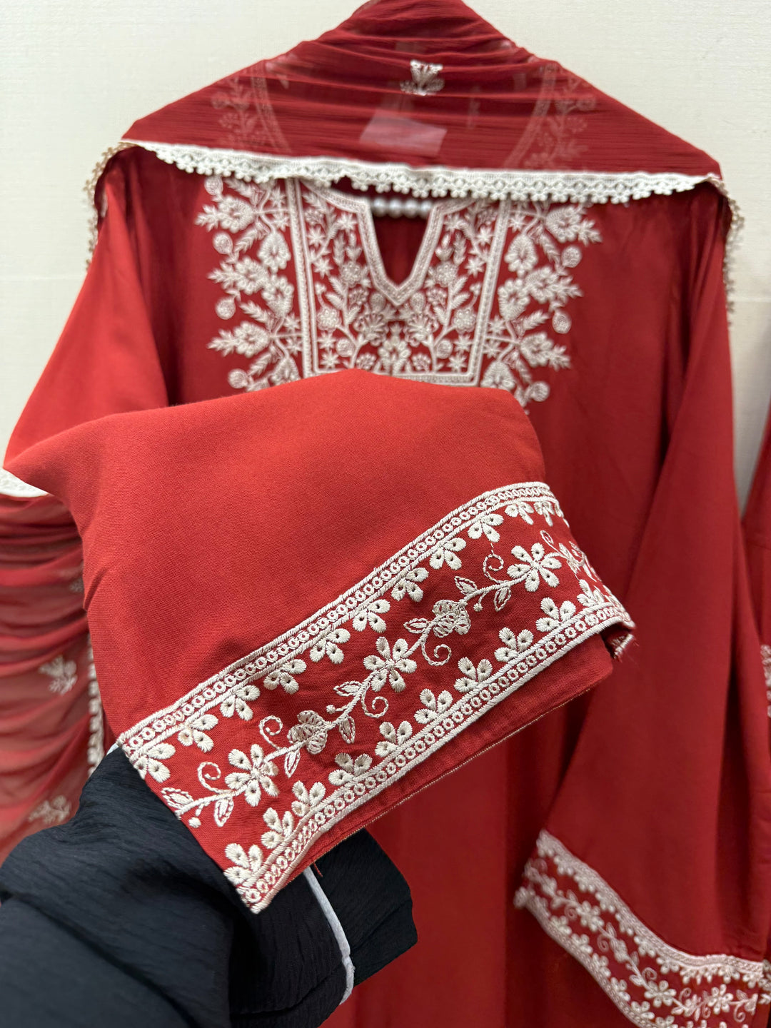 Embroidered Farshi Salwar Suits
