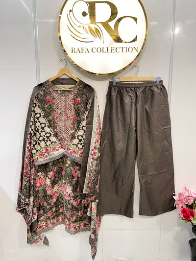 Semi cotton casual suits 2359